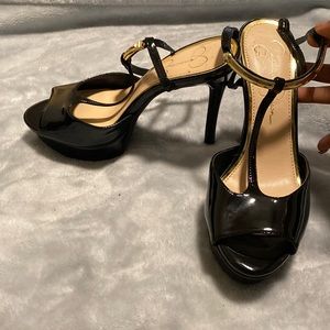 Jessica Simpson Black Stiletto Pumps